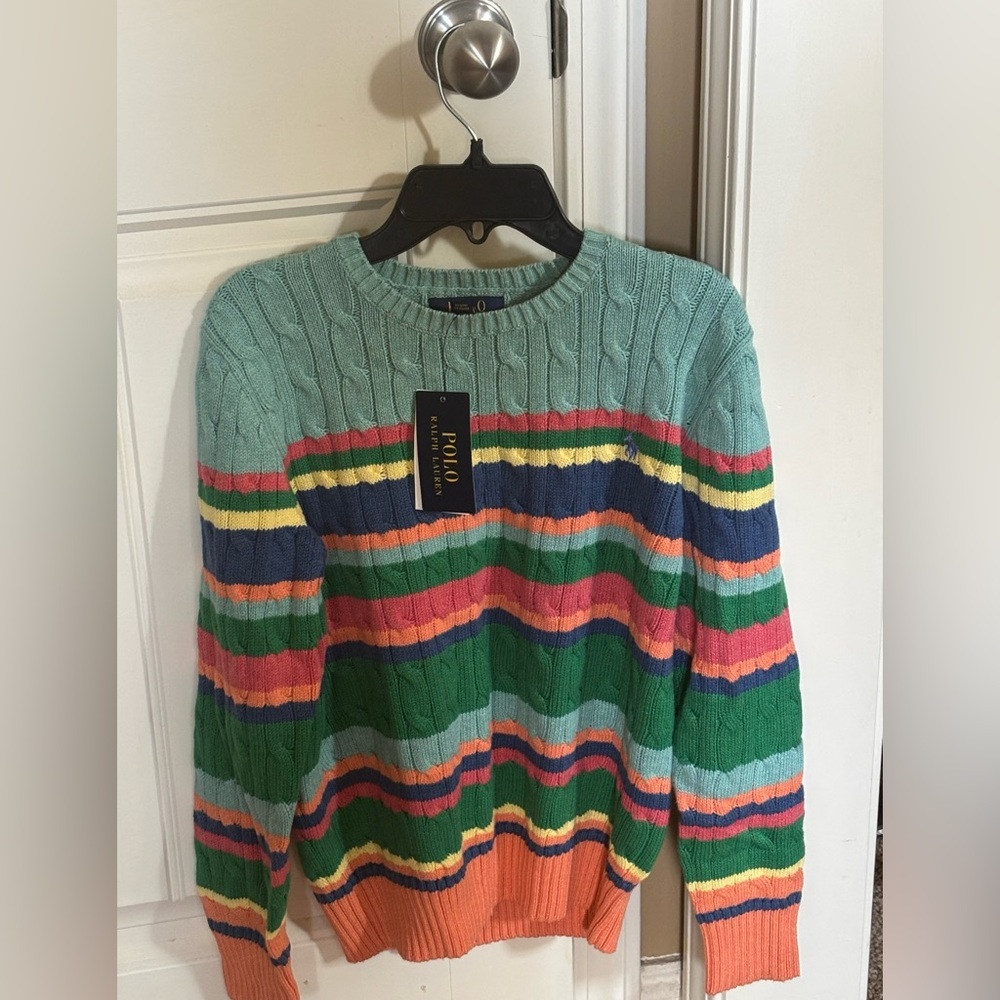 Polo by Ralph Lauren Colorful Striped Kids Sweater